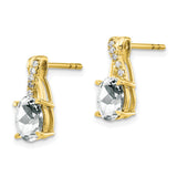 10k White Topaz and Diamond Earrings-WBC-EM4235-WT-006-1YA