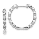 14k White Gold Diamond Hinged Hoop Earrings-WBC-EM4259-025-WA