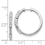 14k White Gold Diamond Hinged Hoop Earrings-WBC-EM4260-050-WA