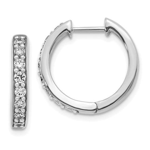 14k White Gold Diamond Hinged Hoop Earrings-WBC-EM4264-055-WA