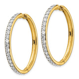 14k Diamond Hinged Hoop Earrings-WBC-EM4268-200-YA