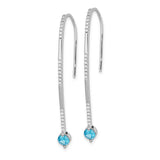 14k White Gold Diamond and Blue Topaz Earrings-WBC-EM4314-BT-020-WA