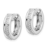 14k White Gold Diamond Complete Hinged Hoop Earrings-WBC-EM5358-003-WA