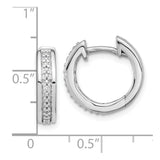 14k White Gold Diamond Complete Hinged Hoop Earrings-WBC-EM5358-003-WA