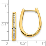 14k Diamond Oval Hinged Hoop Earrings-WBC-EM5369-050-YA
