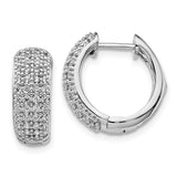 14k White Gold Diamond Hinged Hoop Earrings-WBC-EM5376-062-WA
