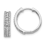 14k White Gold Diamond Hinged Hoop Earrings-WBC-EM5384-088-WA