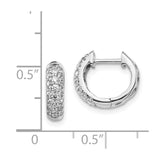 14k White Gold Diamond Hinged Hoop Earrings-WBC-EM5386-062-WA