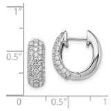 14k White Gold Diamond Hinged Hoop Earrings-WBC-EM5392-120-WA