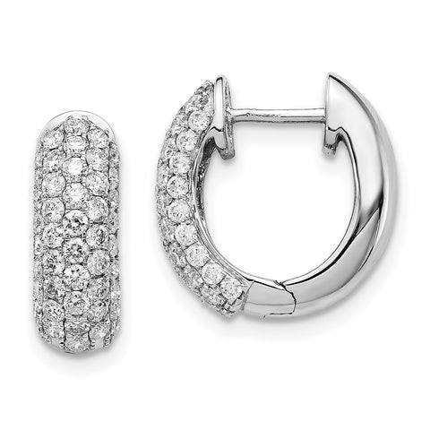 14k White Gold Diamond Hinged Hoop Earrings-WBC-EM5392-120-WA