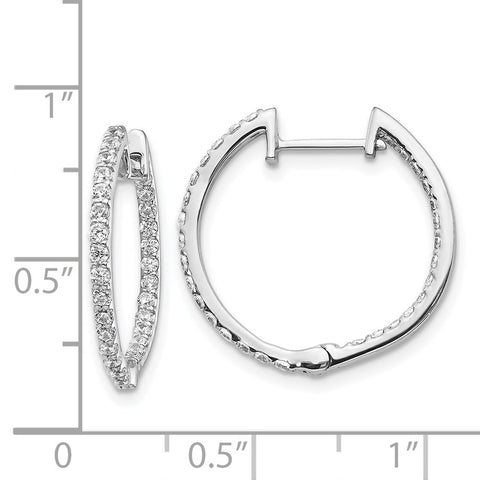 14k White Gold Diamond In/Out Hinged Hoop Earrings-WBC-EM5425-075-WA