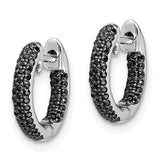 14k White Gold Diamond Hinged Hoop Earrings-WBC-EM5432-040-WA