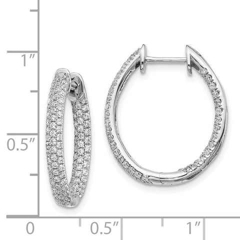 14k White Gold Diamond In/Out Hinged Hoop Earrings-WBC-EM5437-125-WA