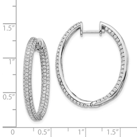 14k White Gold Diamond In/Out Hinged Hoop Earrings-WBC-EM5437-220-WA