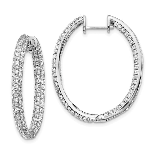 14k White Gold Diamond In/Out Hinged Hoop Earrings-WBC-EM5437-220-WA