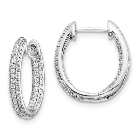 14k White Gold Diamond In/Out Hinged Hoop Earrings-WBC-EM5438-062-WA