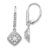 14k White Gold Diamond Leverback Earrings-WBC-EM5544-050-WA