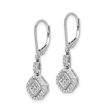 14k White Gold Diamond Leverback Earrings-WBC-EM5545-050-WA