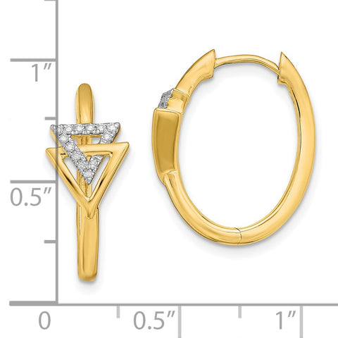 14k Polished Double Triangle Hinged Hoop Earrings-WBC-EM6833-009-YA