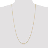 14k 1.5mm Extra-Light D/C Rope Chain-WBC-EXL012-30