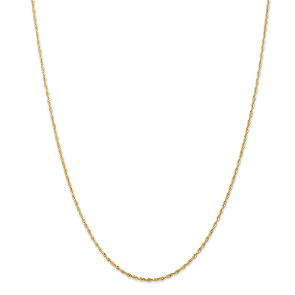 14k 1.5mm Extra-Light D/C Rope Chain-WBC-EXL012-30