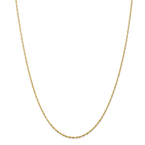 14k 1.5mm Extra-Light D/C Rope Chain-WBC-EXL012-30