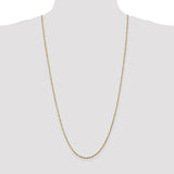 14k 1.8mm Extra-Light D/C Rope Chain-WBC-EXL014-30