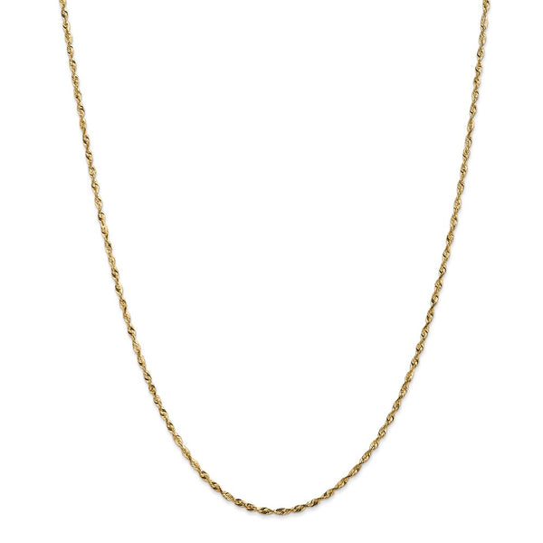 14k 1.8mm Extra-Light D/C Rope Chain-WBC-EXL014-30