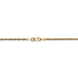 14k 2.0mm Extra-Light D/C Rope Chain Anklet-WBC-EXL016-9