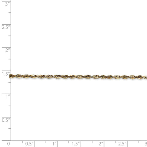 14k 2.0mm Extra-Light D/C Rope Chain-WBC-EXL016-16