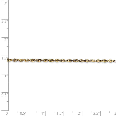 14k 2.0mm Extra-Light D/C Rope Chain-WBC-EXL016-8