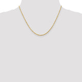 14k 2.0mm Extra-Light D/C Rope Chain-WBC-EXL016-18