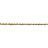 14k 2.5mm Extra-Light D/C Rope Chain-WBC-EXL021-18