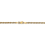 14k 2.5mm Extra-Light D/C Rope Chain-WBC-EXL021-18