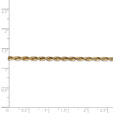 14k 2.75mm Extra-Light D/C Rope Chain Anklet-WBC-EXL023-10