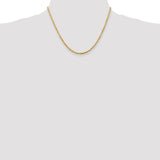 14k 2.75mm Extra-Light D/C Rope Chain-WBC-EXL023-18