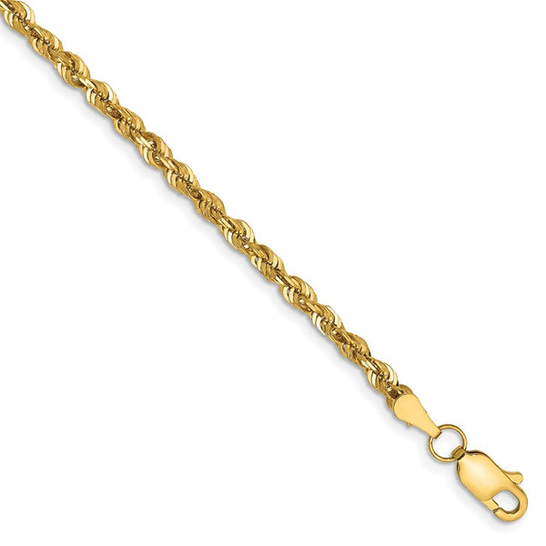 14k 2.75mm Extra-Light D/C Rope Chain-WBC-EXL023-8