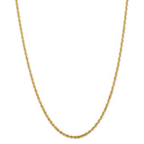 14k 2.75 mm Extra-Light D/C Rope Chain-WBC-EXL023-20