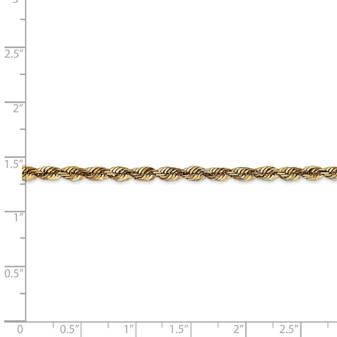 14k 4mm Extra-Light D/C Rope Chain-WBC-EXL030-24