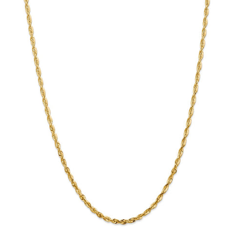 14k 4mm Extra-Light D/C Rope Chain-WBC-EXL030-20