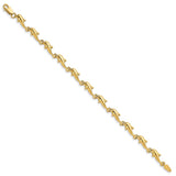 14k Dolphin Bracelet-WBC-FB1160-7