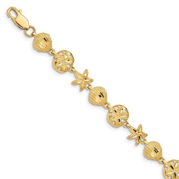 14K Sea Life Bracelet-WBC-FB1270-7