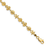 14k Sea Life Bracelet-WBC-FB1279-7