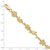 14K Sea Life Bracelet-WBC-FB1281-7