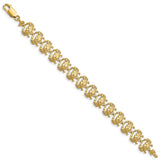 14k Crab Bracelet-WBC-FB1749-7.25