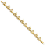 14k Sailboat Bracelet-WBC-FB1785-7.25