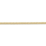 14k 2.2mm Flat Beveled Curb Chain-WBC-FBU060-7