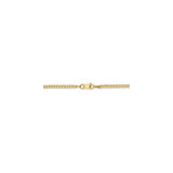 14k 2.2mm Flat Beveled Curb Chain-WBC-FBU060-18