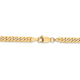 14k 3.9mm Flat Beveled Curb Chain-WBC-FBU100-8