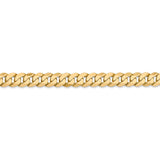 14k 6.25mm Flat Beveled Curb Chain-WBC-FBU160-8